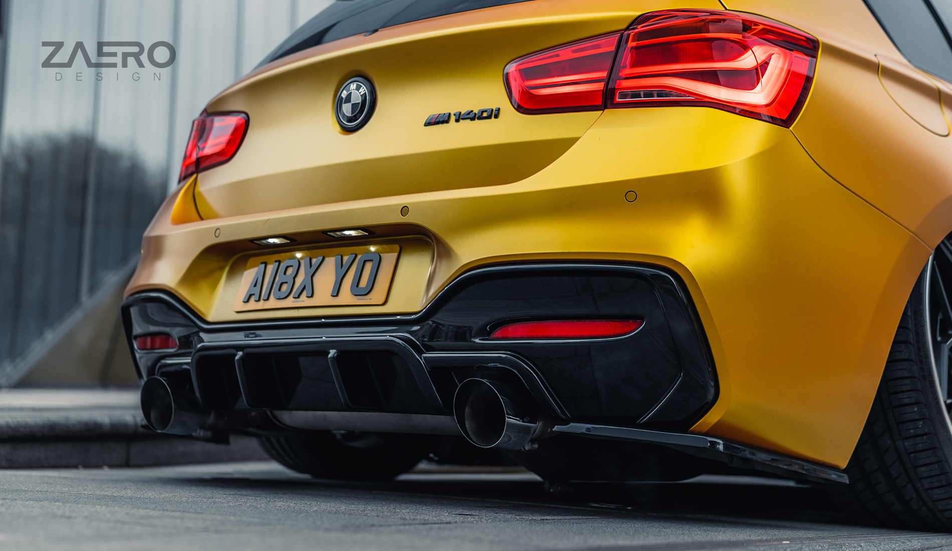 Zaero Designs EVO-1 Rear Pods for BMW 1 Series F20 (LCI) 2016-2019 - iilumolab
