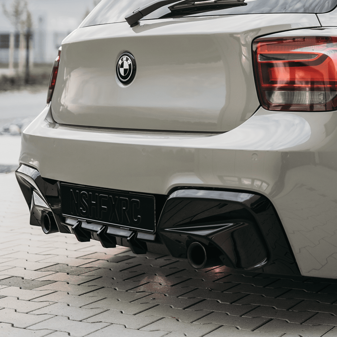 Zaero Designs EVO-1 Rear Diffuser for BMW 1 Series F20 (Pre LCI) 2012-2015 - iilumolab