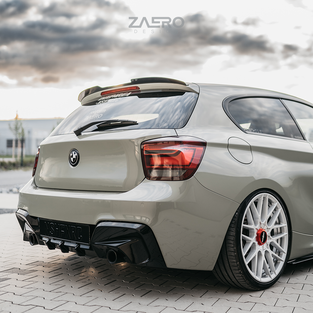 Zaero Designs EVO-1 Rear Diffuser for BMW 1 Series F20 (Pre LCI) 2012-2015 - iilumolab