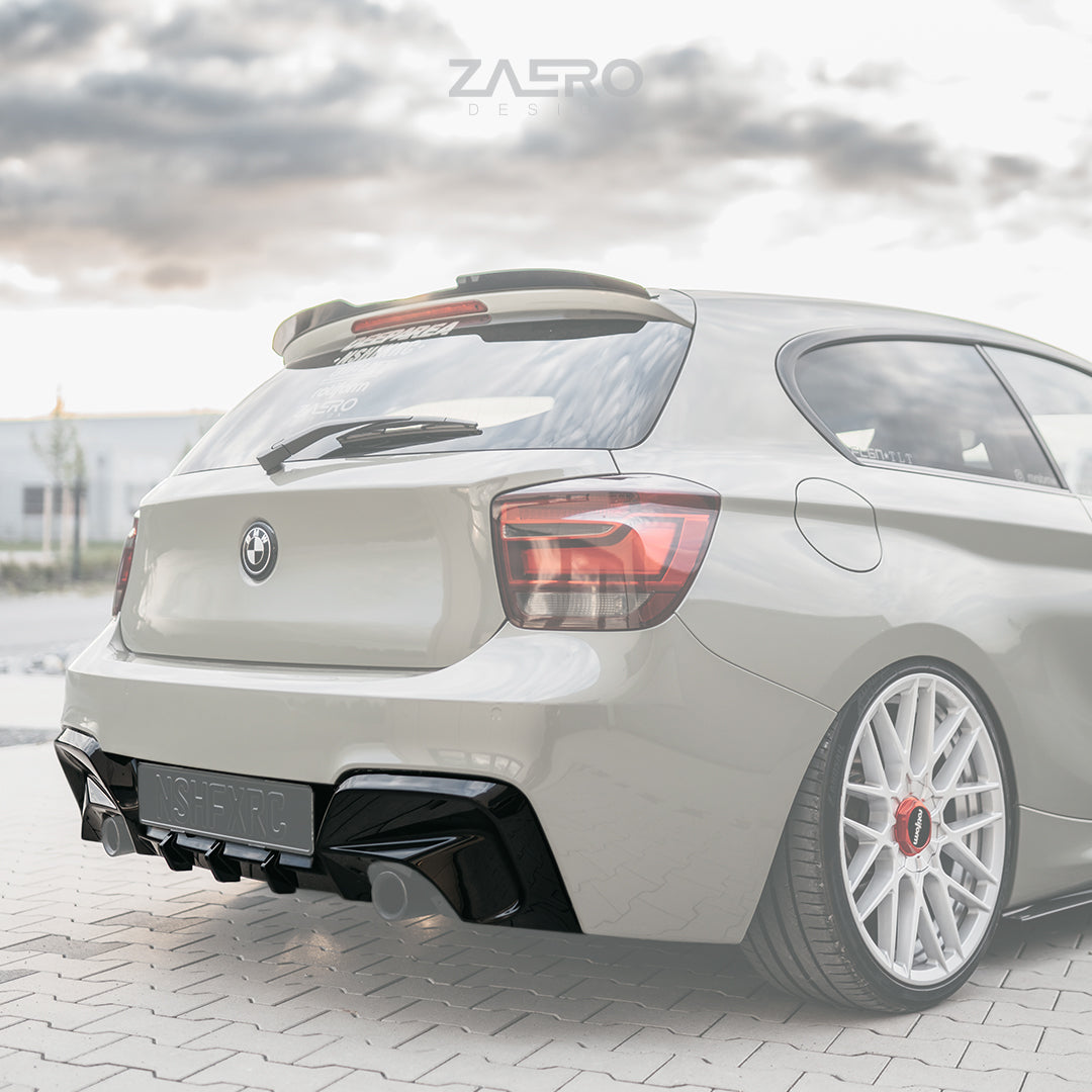 Zaero Designs EVO-1 Rear Diffuser for BMW 1 Series F20 (Pre LCI) 2012-2015 - iilumolab