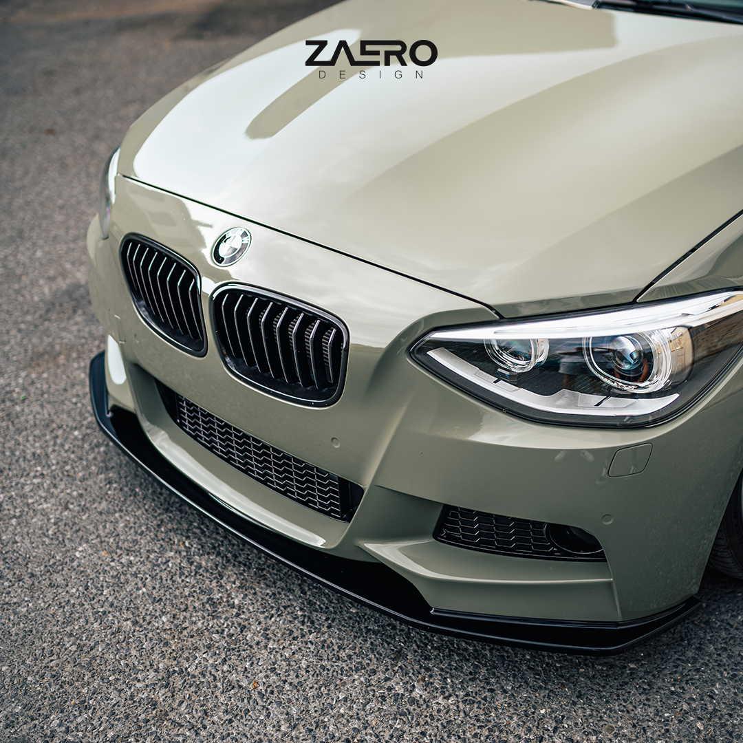 Zaero Designs EVO-1 Front Lip/Splitter for BMW 1 Series F20 (Pre LCI) 2012-2015 - iilumolab