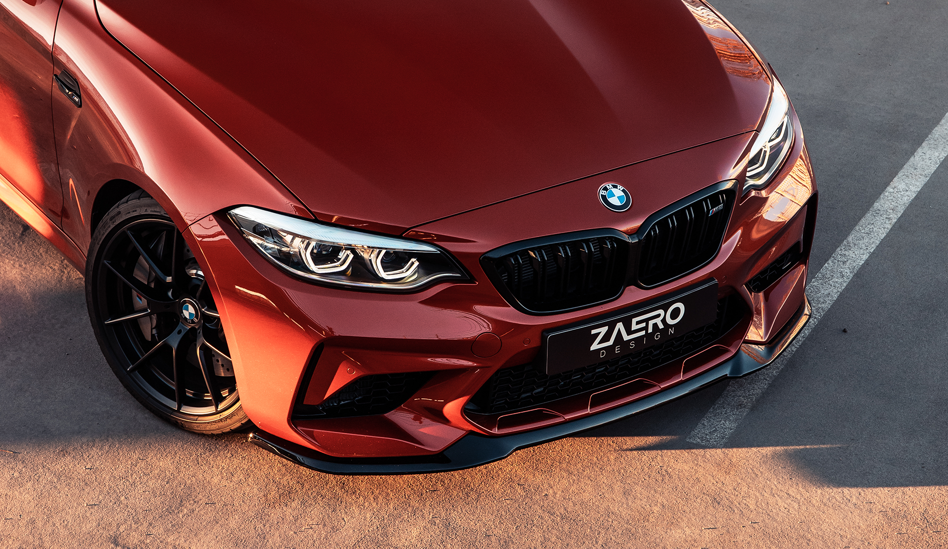 Zaero Designs EVO-S Front Lip/Splitter for BMW M2 F87 (LCI) 2018+ - iilumolab