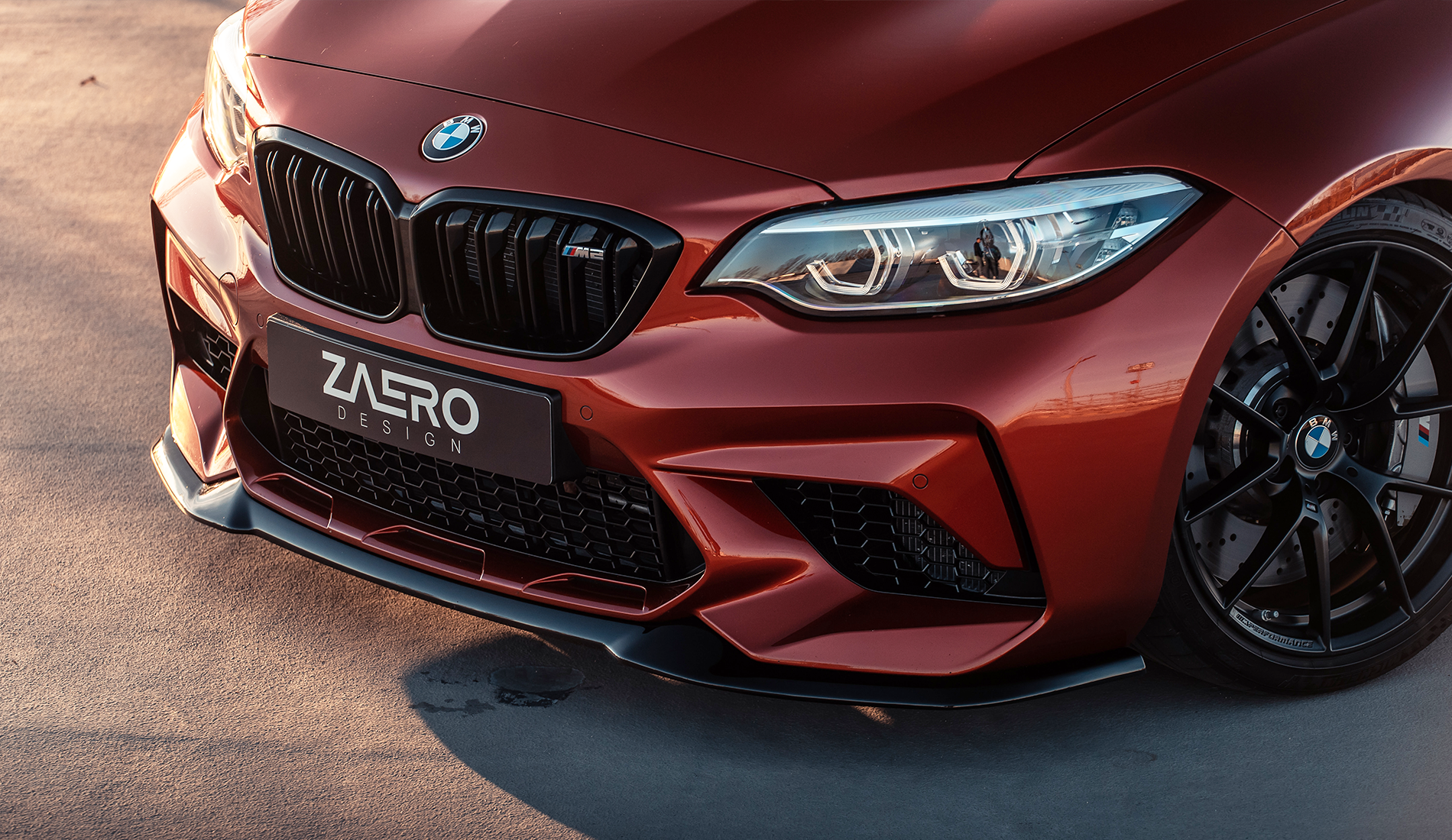 Zaero Designs EVO-S Front Lip/Splitter for BMW M2 F87 (LCI) 2018+ - iilumolab