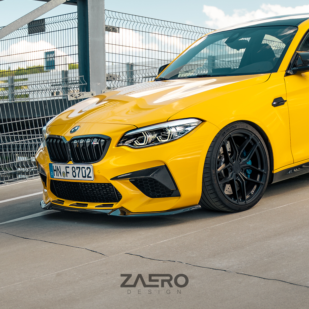 Zaero Designs EVO-S Front Lip/Splitter for BMW M2 F87 (LCI) 2018+ - iilumolab