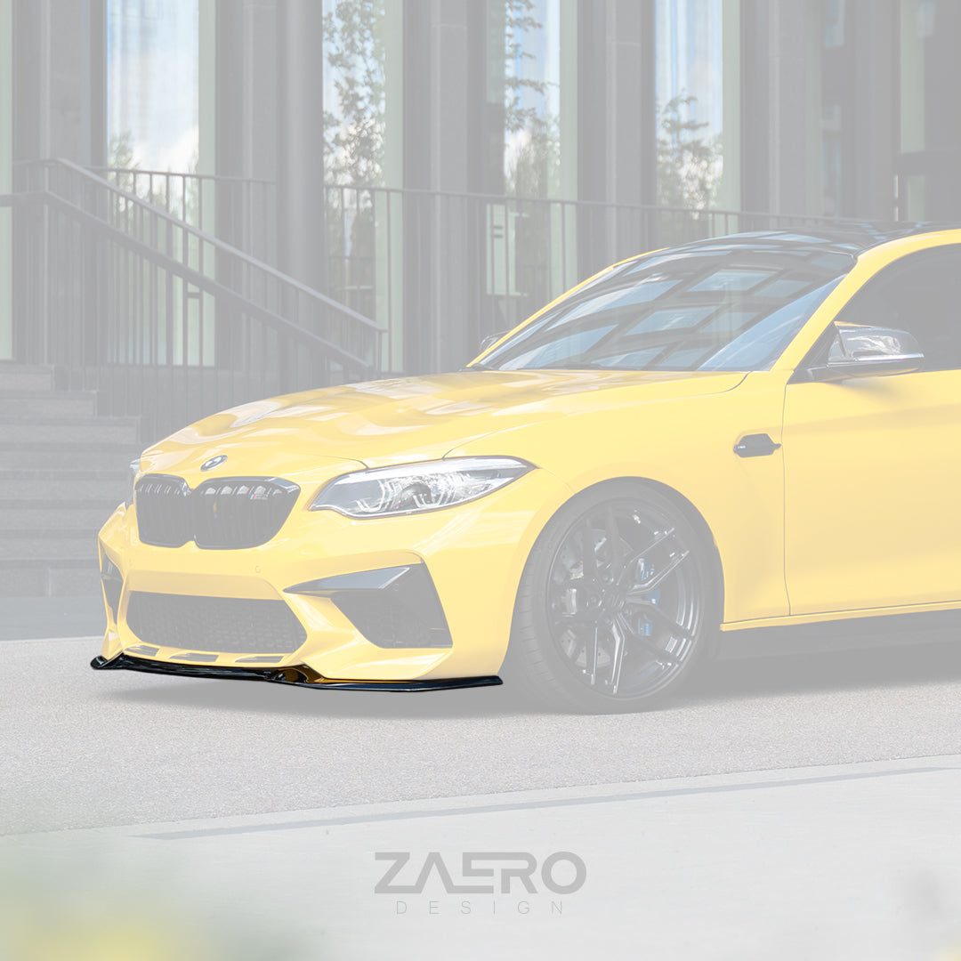 Zaero Designs EVO-S Front Lip/Splitter for BMW M2 F87 (LCI) 2018+ - iilumolab