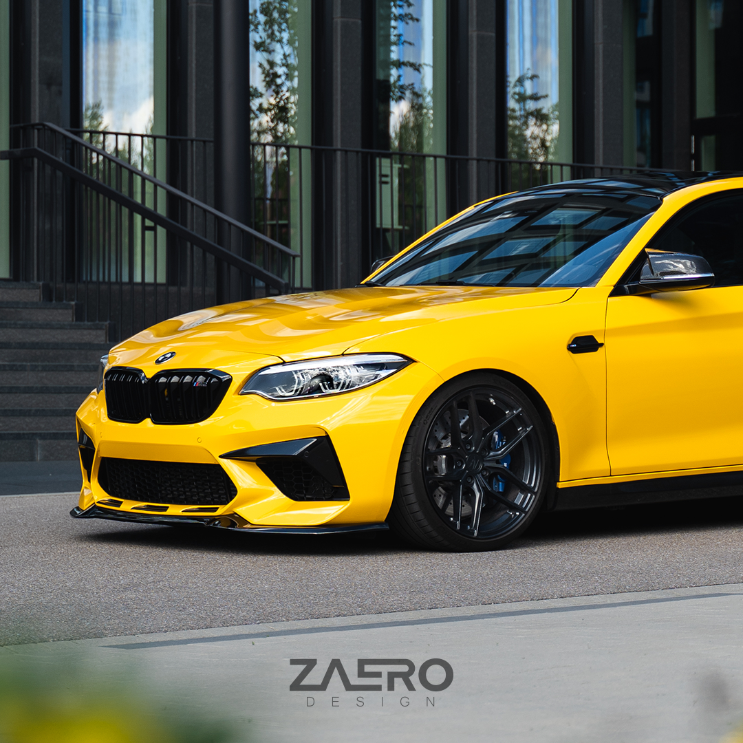 Zaero Designs EVO-S Front Lip/Splitter for BMW M2 F87 (LCI) 2018+ - iilumolab