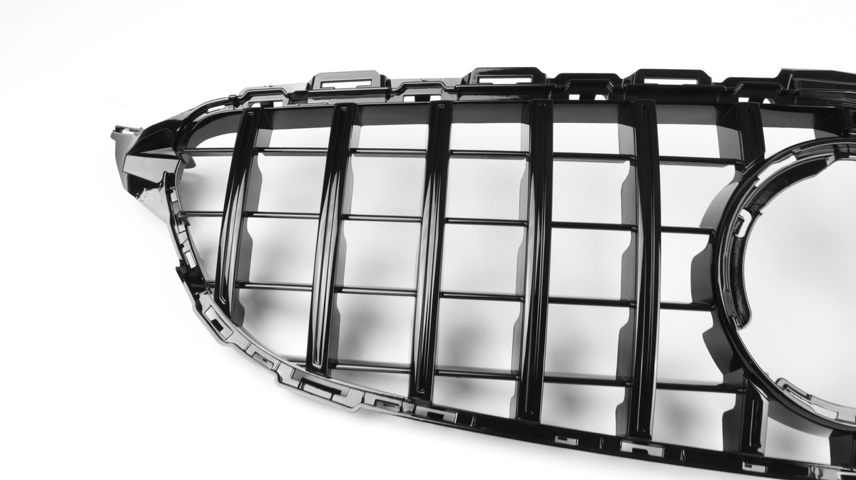 AMG Panamericana Style Grille for Mercedes-Benz C Class (AMG Line) C205/W205 2019-2022 - Black