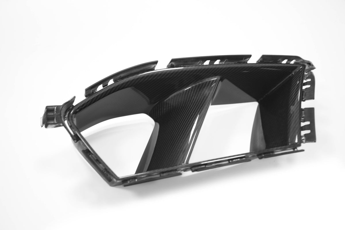 M Performance Style Pre Pregged Dry Carbon Front Ducts for BMW M3 G80 G81 / M4 G82 G83 2020+ - iilumolab