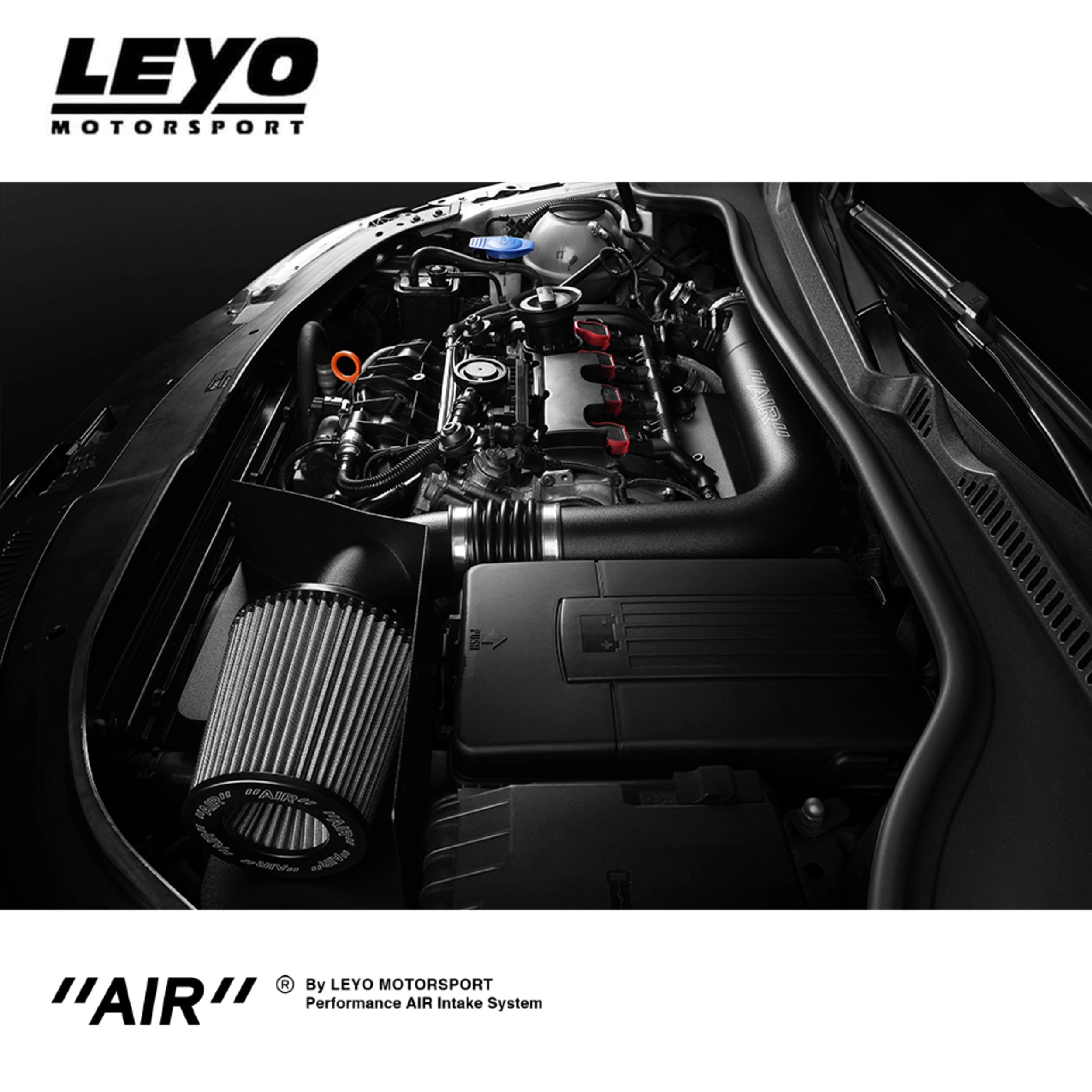 LEYO AIR Cold Air Intake System for VW Golf GTI Mk5/Golf R Mk6 (EA113)