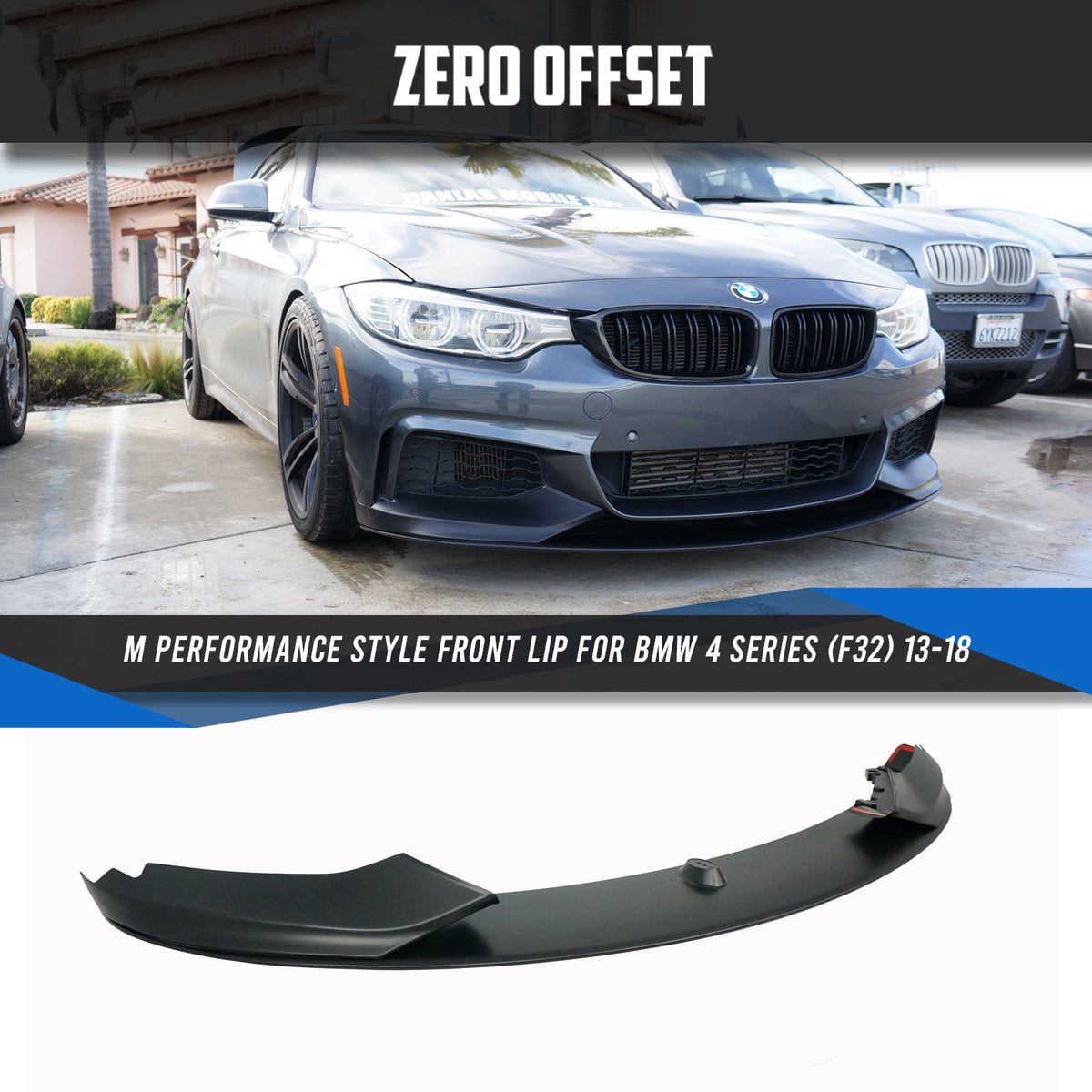 M Performance Style Front Lip for BMW 4 Series (F32) 13-18