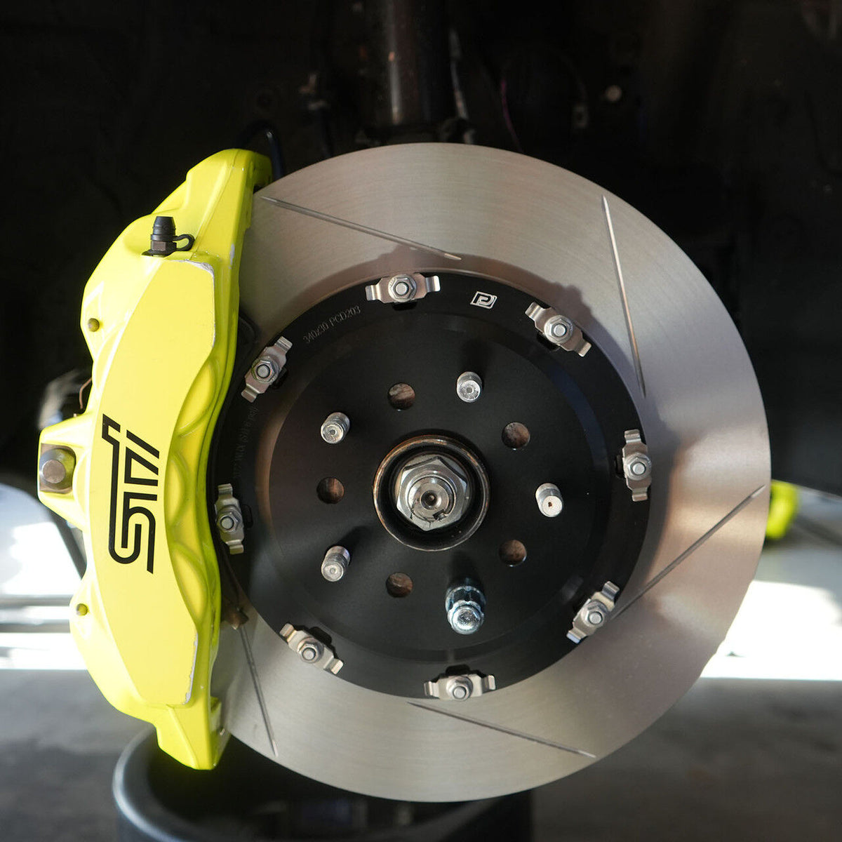 Paragon 2-Piece Rotors Front Pair 340mm x 30mm for Subaru WRX 2022+ w/ OEM Brembo 6 piston caliper swap