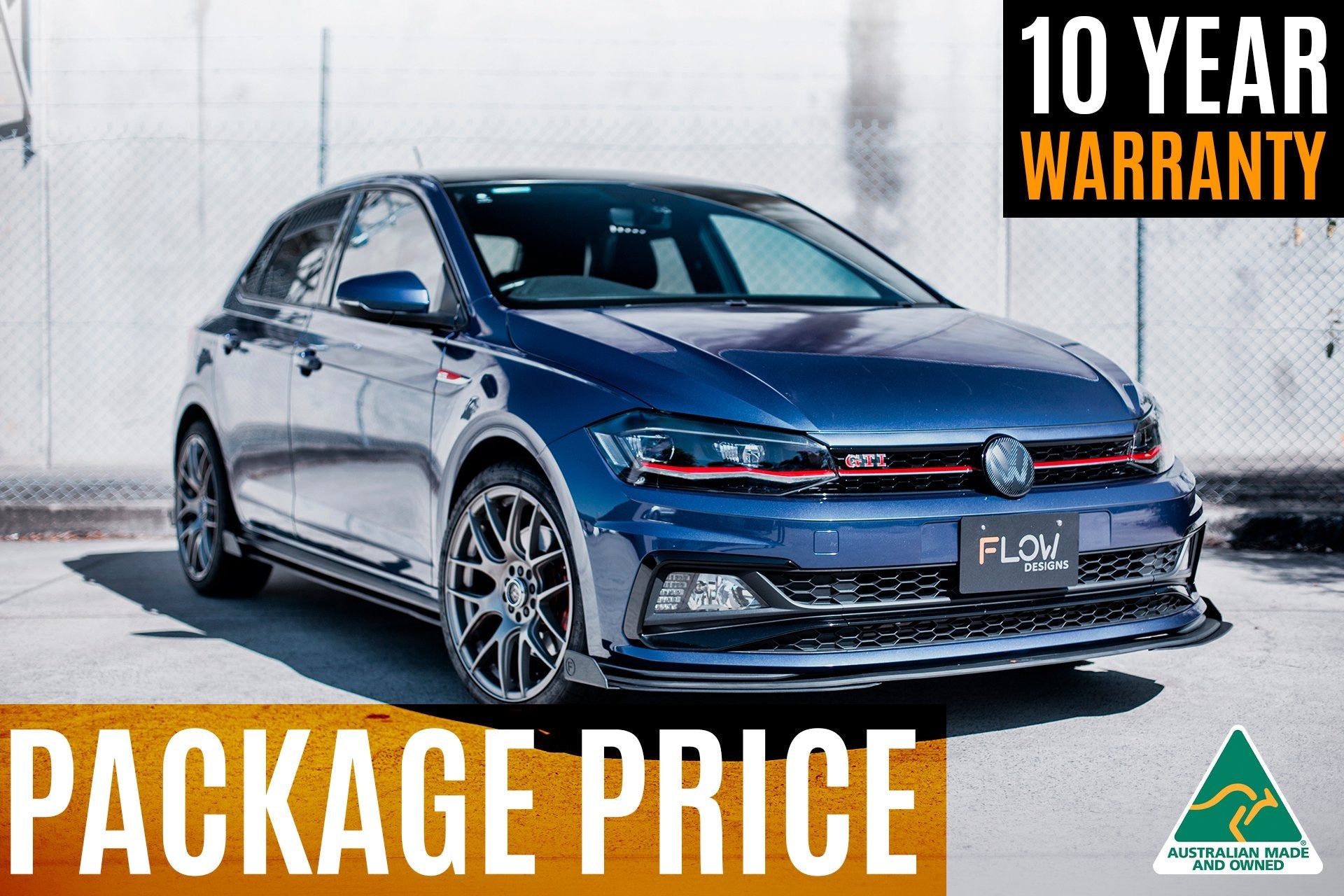 Flow Designs AW Polo GTI Full Splitter Set - iilumolab