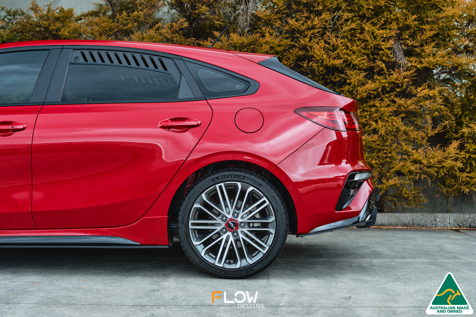 Flow Designs Cerato GT Hatch Facelift Rear Window Vents (Pair) - iilumolab