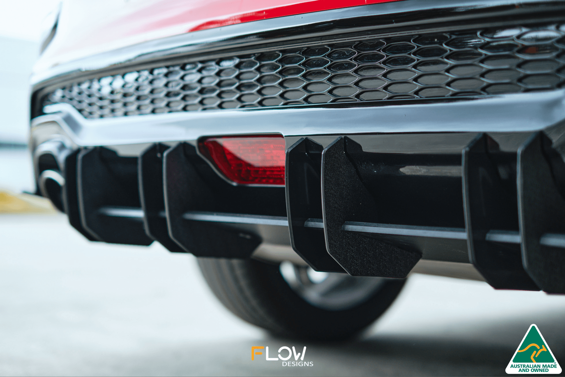 Flow Designs Cerato GT Hatch Facelift Flow-Lock Rear Diffuser - iilumolab