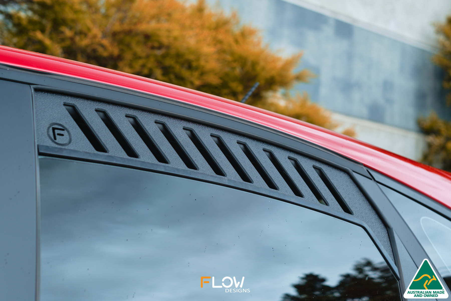 Flow Designs Cerato GT Hatch Facelift Rear Window Vents (Pair) - iilumolab