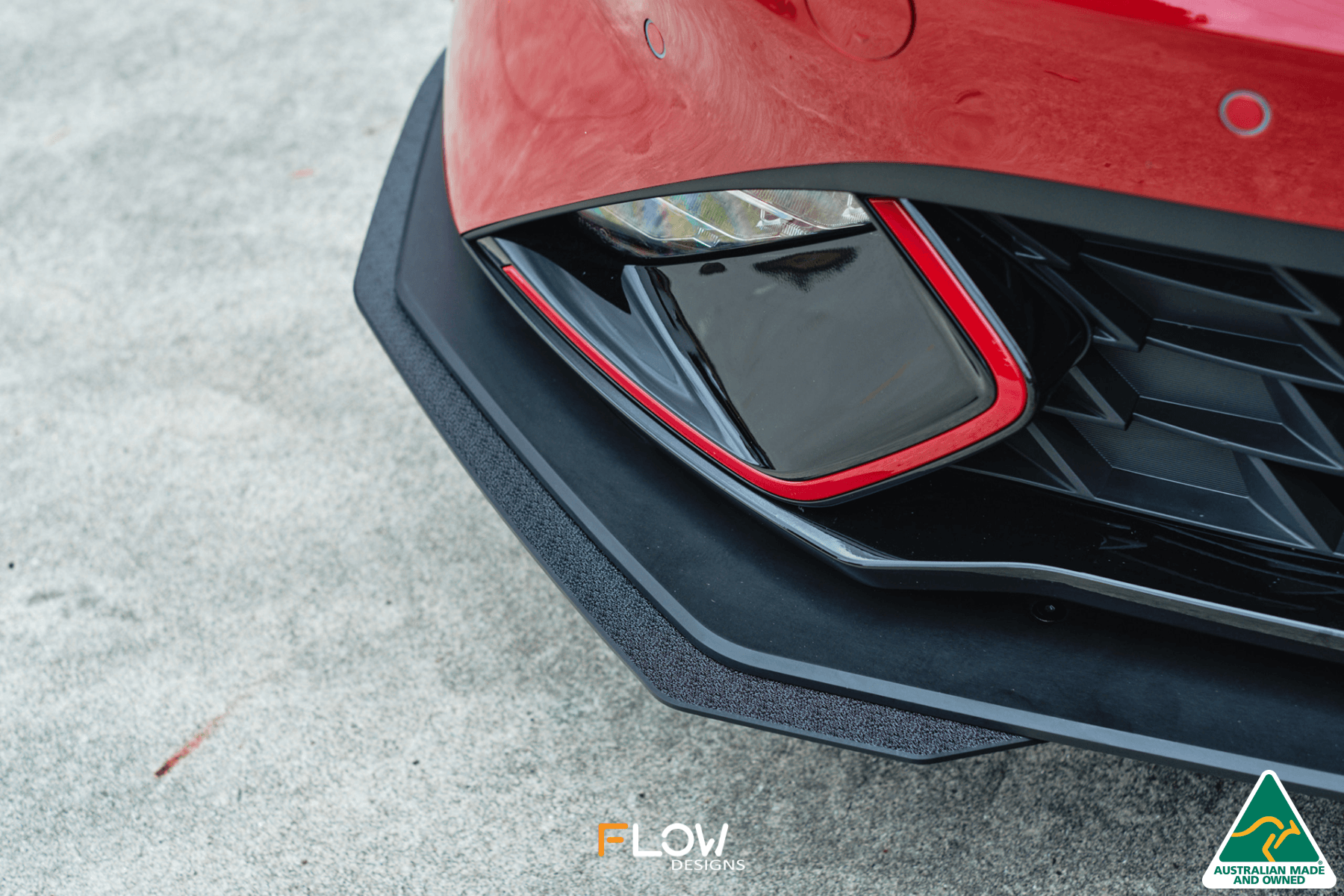 Flow Designs Cerato GT Facelift Front Lip Splitter Extensions (Pair) - iilumolab