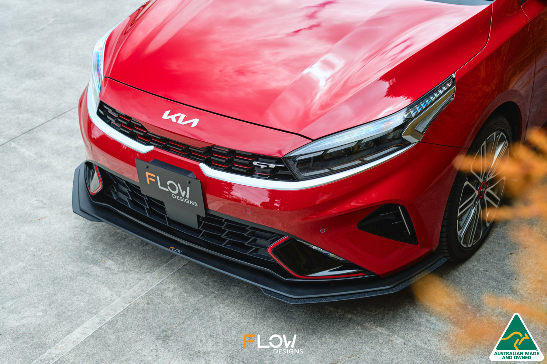 Flow Designs Cerato GT Facelift Front Lip Splitter Extensions (Pair) - iilumolab