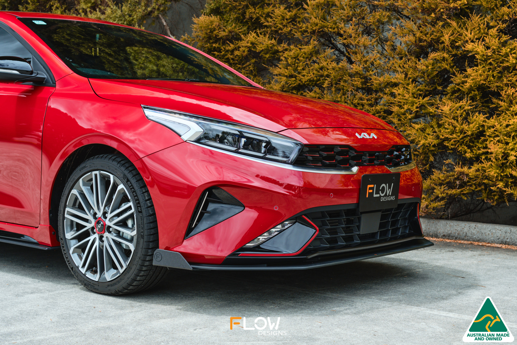 Flow Designs Cerato GT Facelift Front Lip Splitter Winglets (Pair) - iilumolab