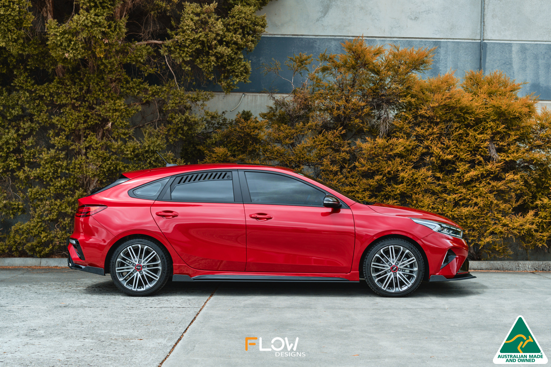 Flow Designs Cerato GT Hatch Facelift Rear Window Vents (Pair) - iilumolab