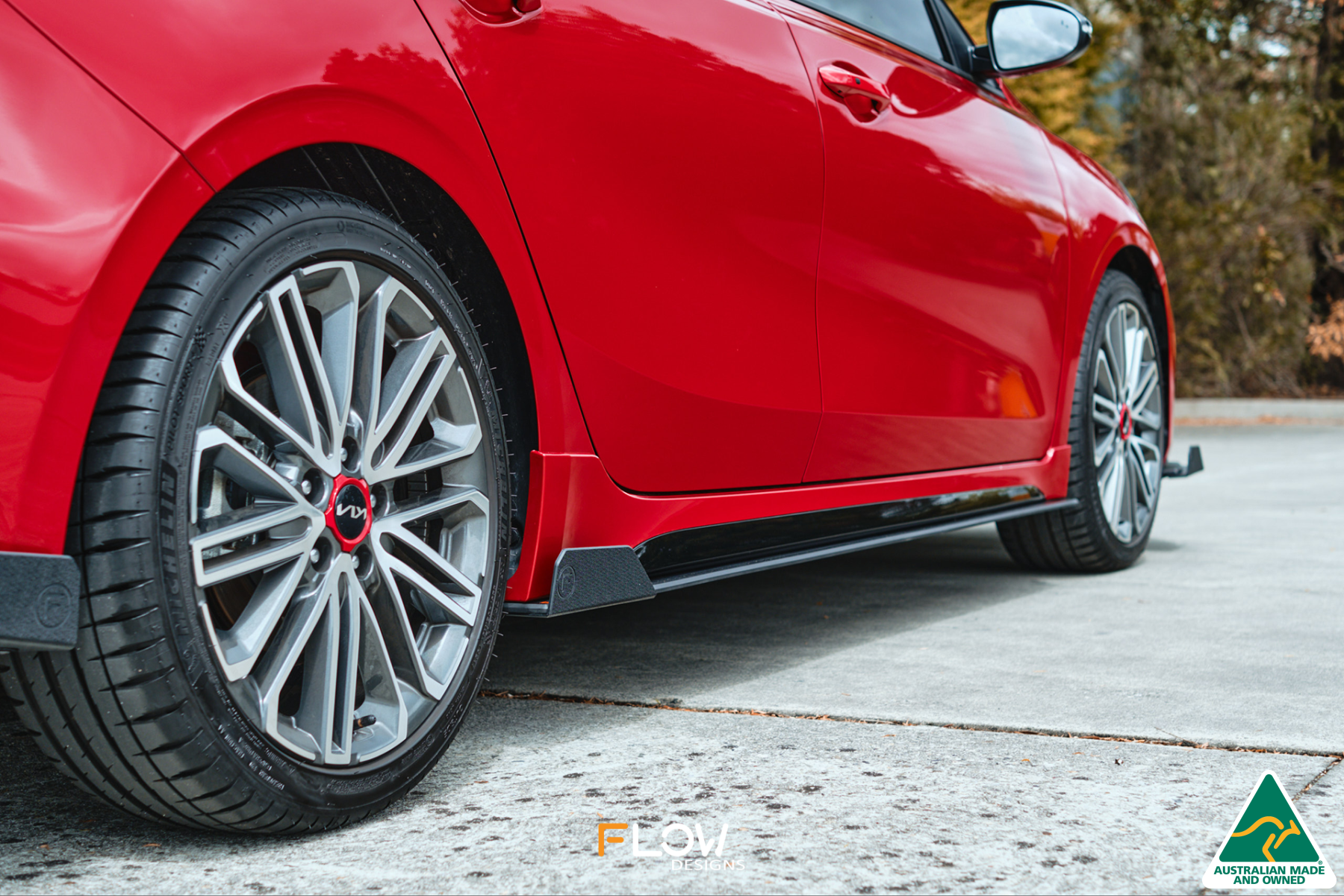 Flow Designs Cerato GT Facelift Side Skirt Splitter Winglets (Pair) - iilumolab