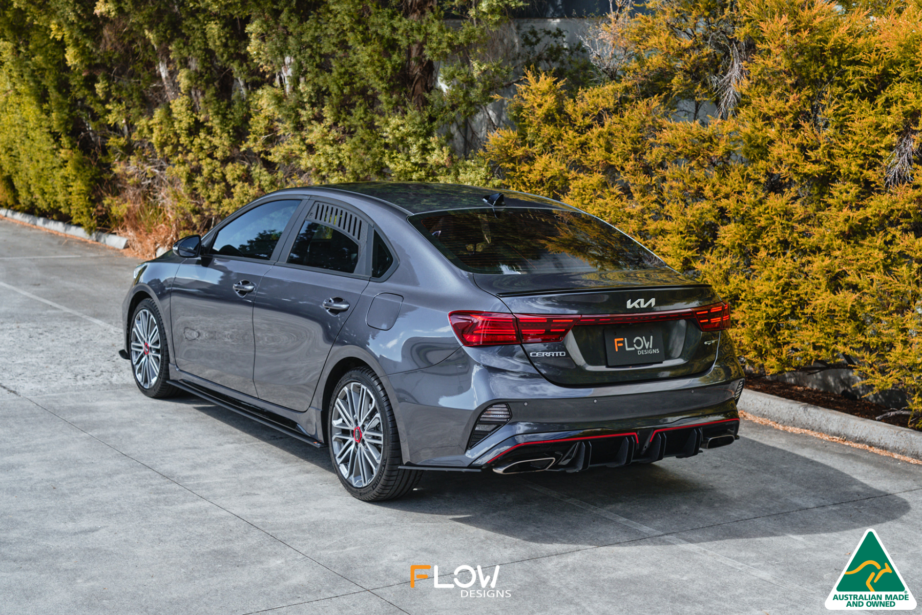 Flow Designs Cerato GT Sedan FL Rear Spats (Pair) - iilumolab