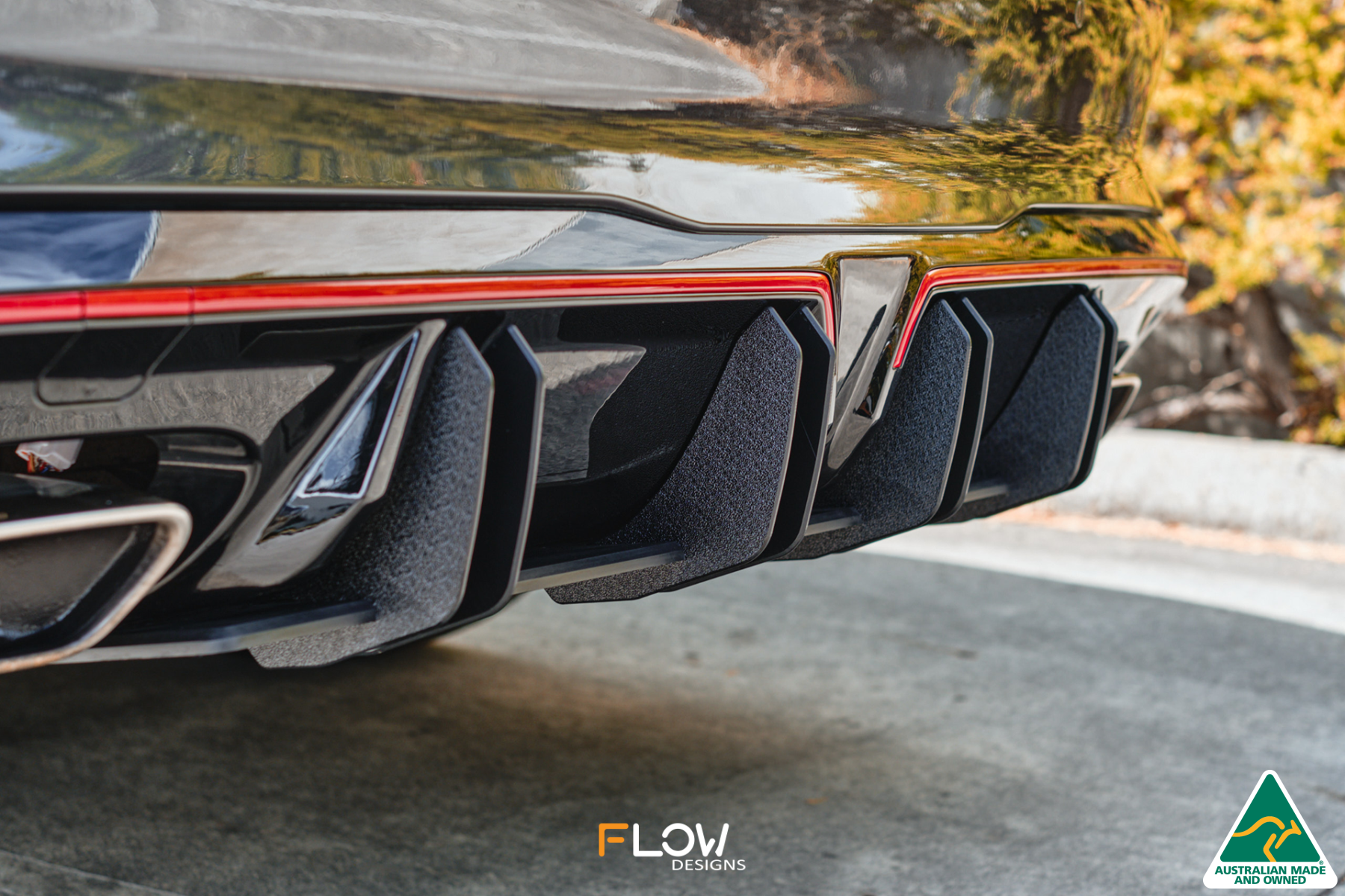 Flow Designs Cerato GT Sedan FL Flow-Lock Rear Diffuser