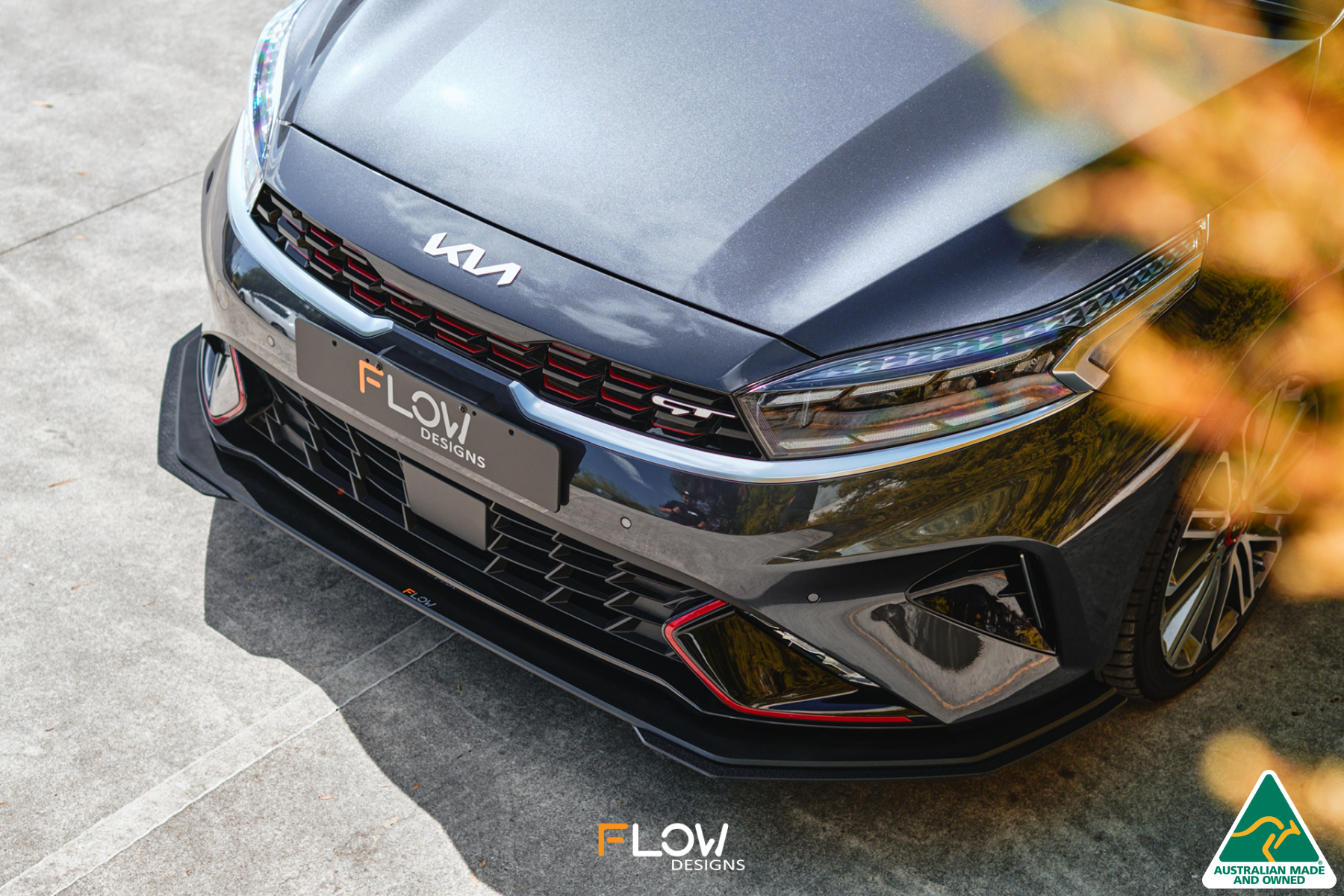 Flow Designs Cerato GT FL Front Lip Splitter Extensions (Pair) - iilumolab