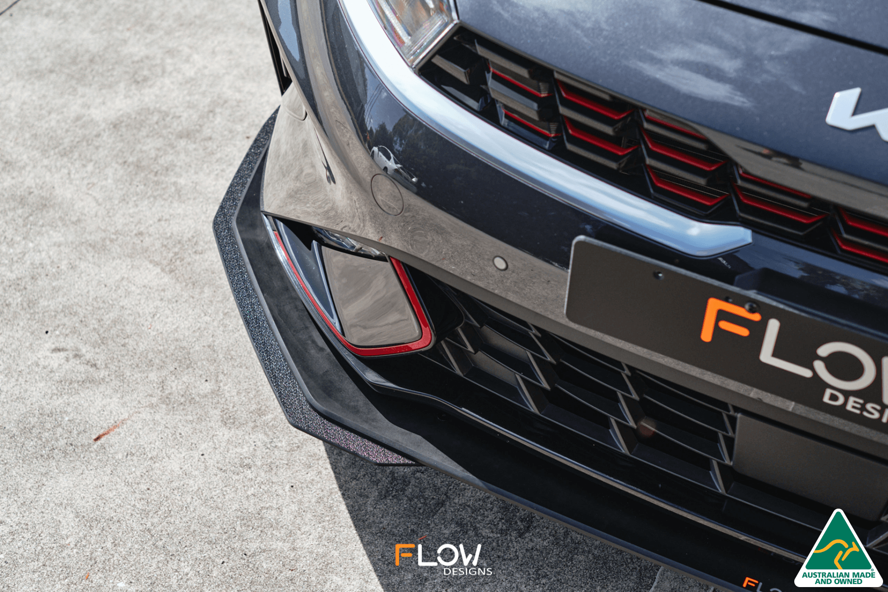 Flow Designs Cerato GT FL Front Lip Splitter Extensions (Pair) - iilumolab