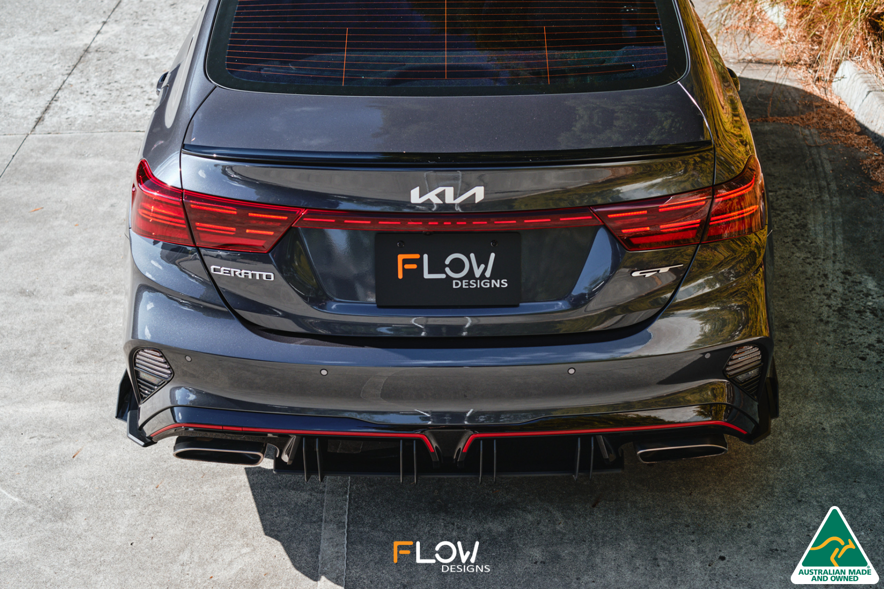 Flow Designs Cerato GT Sedan FL Flow-Lock Rear Diffuser