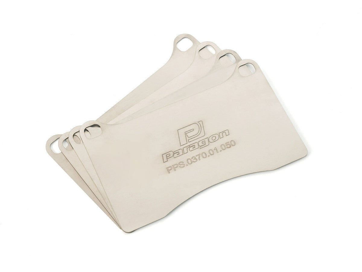 Paragon PPS370 Titanium Brake Pad Shims (Suit Brembo 4 pot STI, Civic Type R)