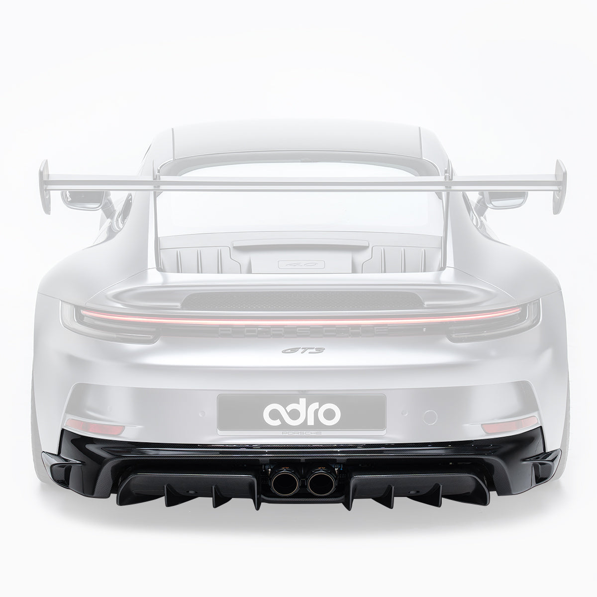 ADRO Porsche 992.1 GT3 Rear Diffuser & Apron Panel