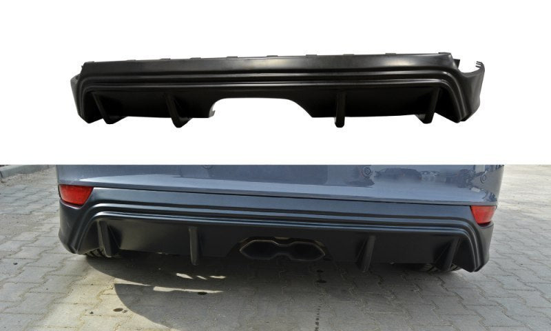 Maxton Design Front Ford Focus Mk 3 ST Rear Diffuser (Facelift) - iilumolab