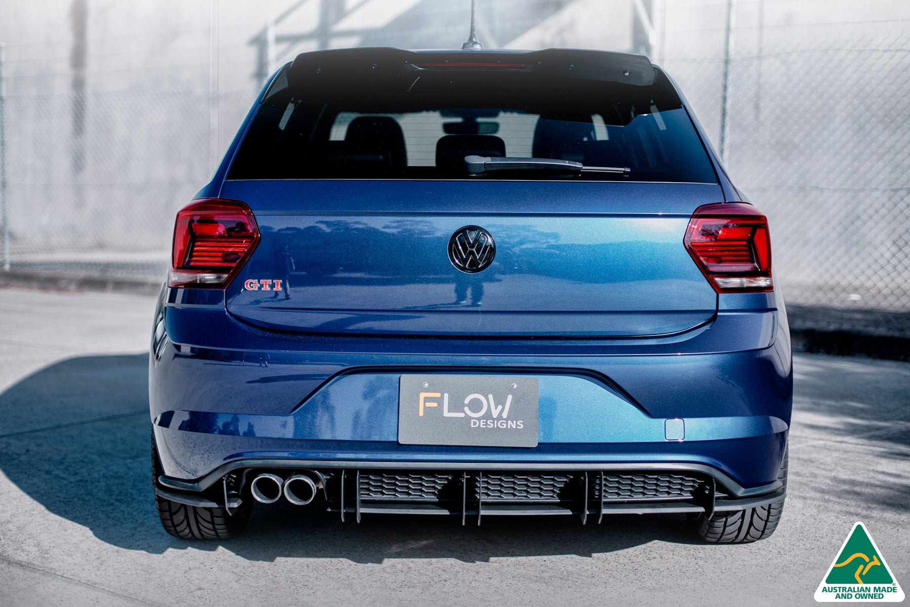 Flow Designs AW Polo GTI Flow-Lock Rear Diffuser - iilumolab