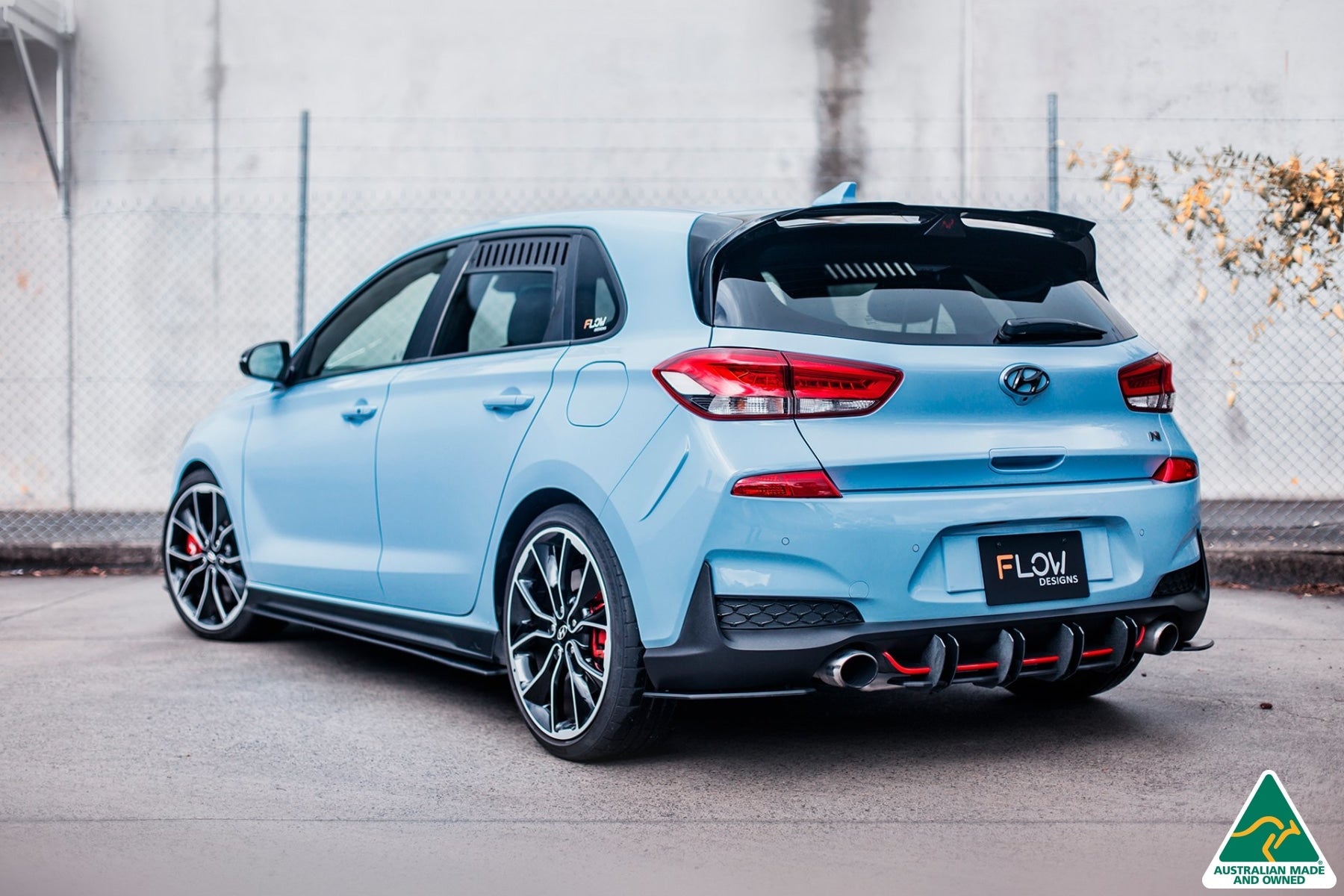 Flow Designs i30N Hatch PD Rear Spoiler Extension - iilumolab
