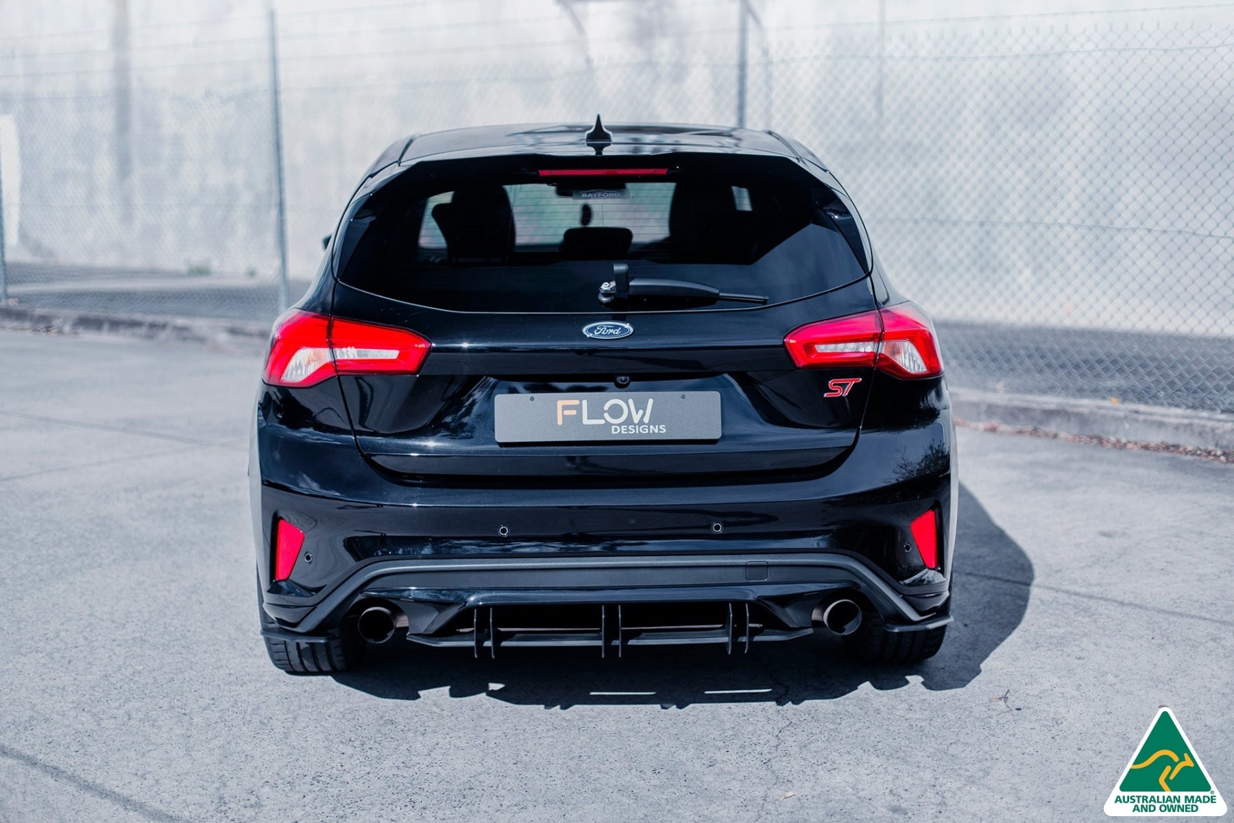 Flow Designs MK4 & MK4.5 Focus ST Flow-Lock Rear Diffuser - iilumolab