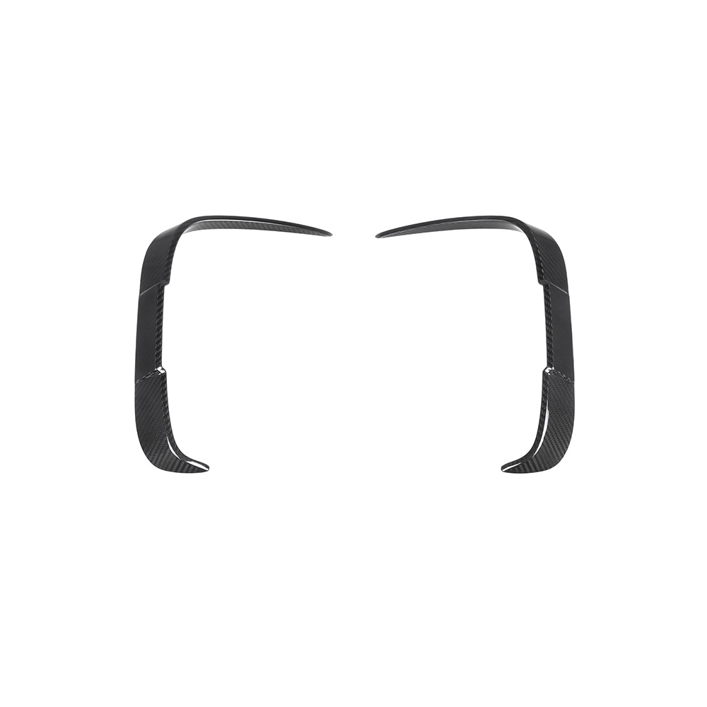 Sooqoo Pre Pregged Dry Carbon Fiber Rear Side Vent Trim for BMW M2 F87 - iilumolab