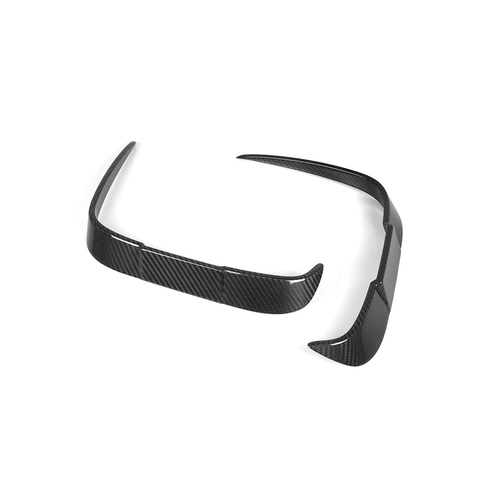 Sooqoo Pre Pregged Dry Carbon Fiber Rear Side Vent Trim for BMW M2 F87 - iilumolab