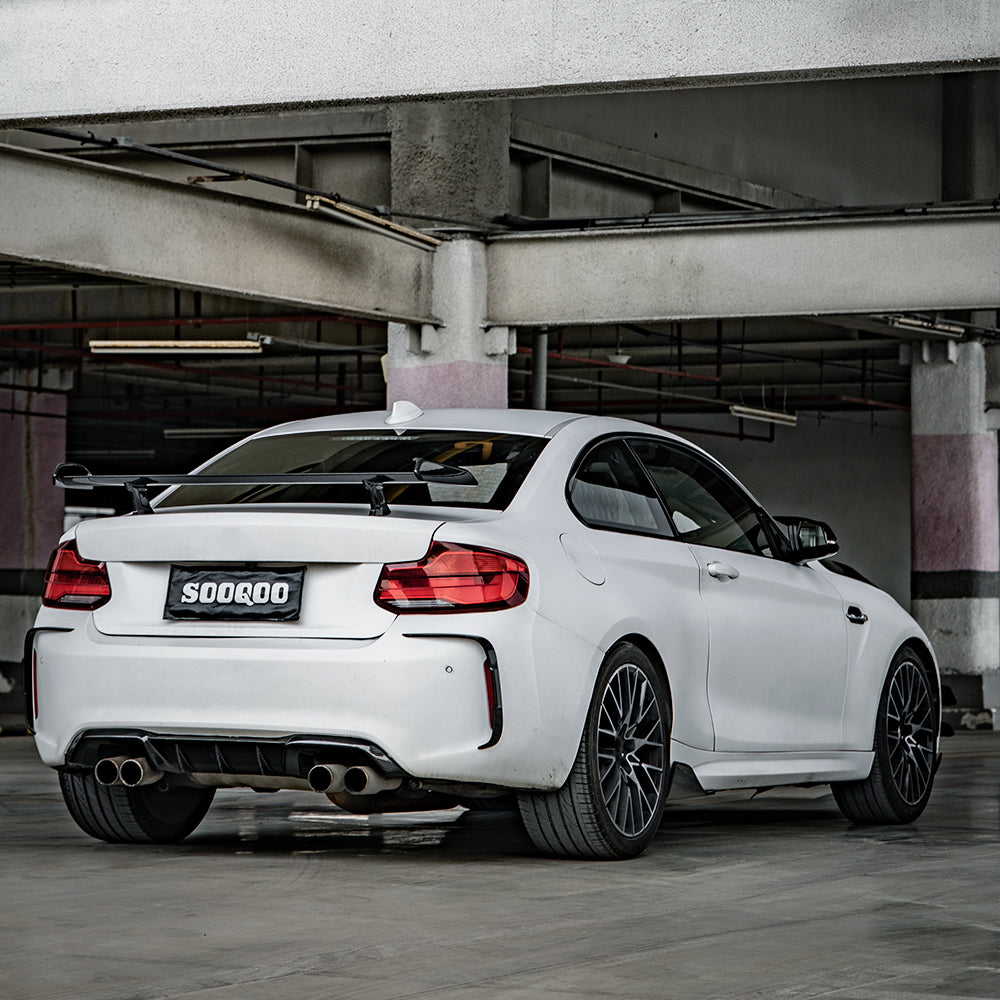 Sooqoo Pre Pregged Dry Carbon Fiber Rear Side Vent Trim for BMW M2 F87 - iilumolab