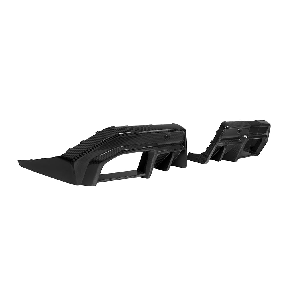 Sooqoo Pre Pregged Dry Carbon Fiber Type A Rear Diffuser for BMW M5 G90 - iilumolab
