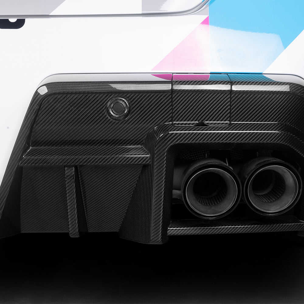 Sooqoo Pre Pregged Dry Carbon Fiber Type A Rear Diffuser for BMW M5 G90 - iilumolab