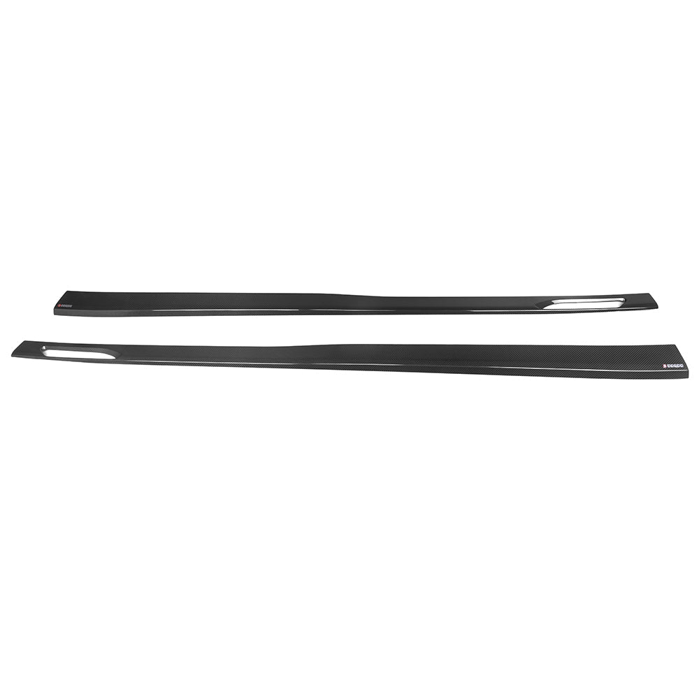 Sooqoo Pre Pregged Dry Carbon Fiber Side Skirt for BMW M5 G90 - iilumolab