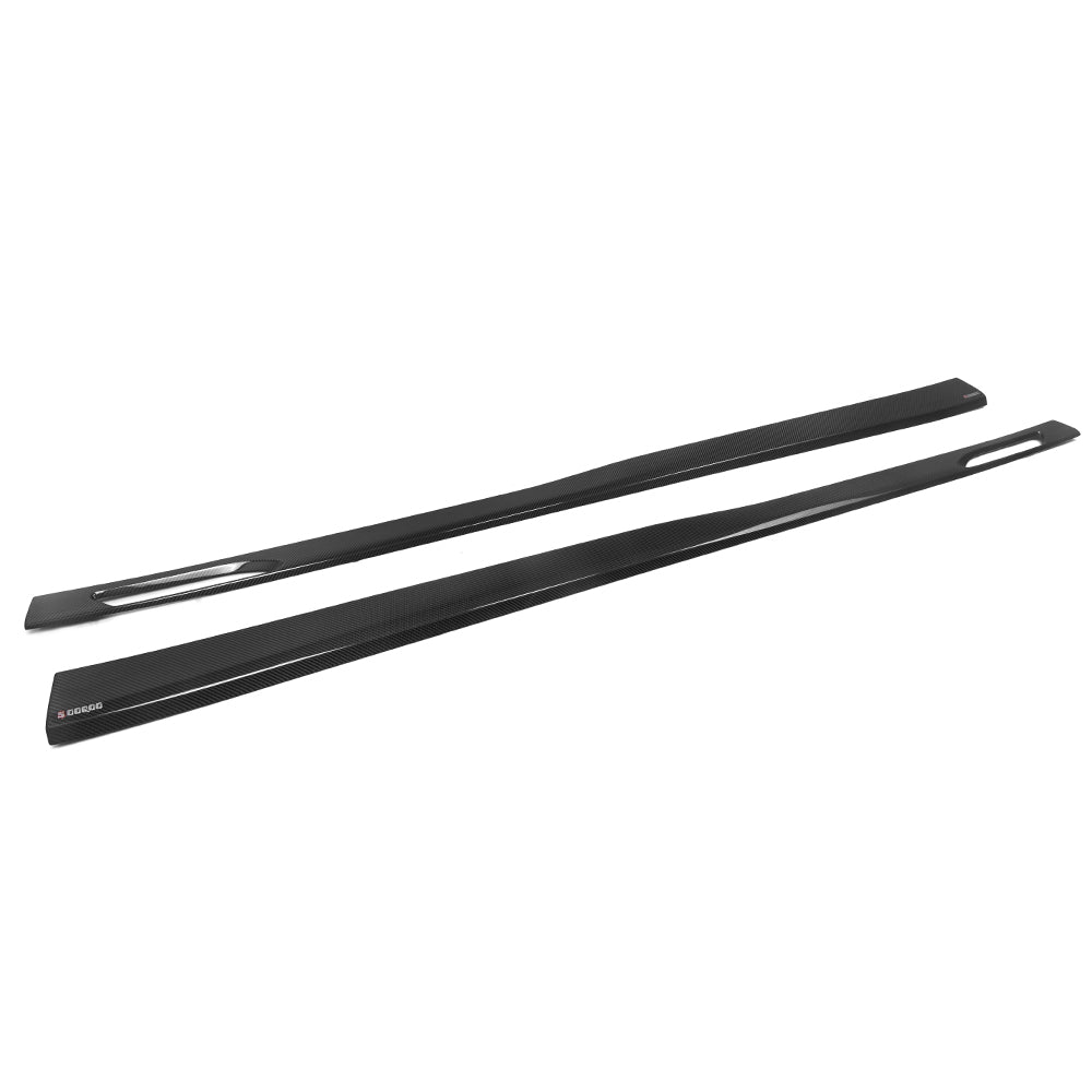 Sooqoo Pre Pregged Dry Carbon Fiber Side Skirt for BMW M5 G90 - iilumolab