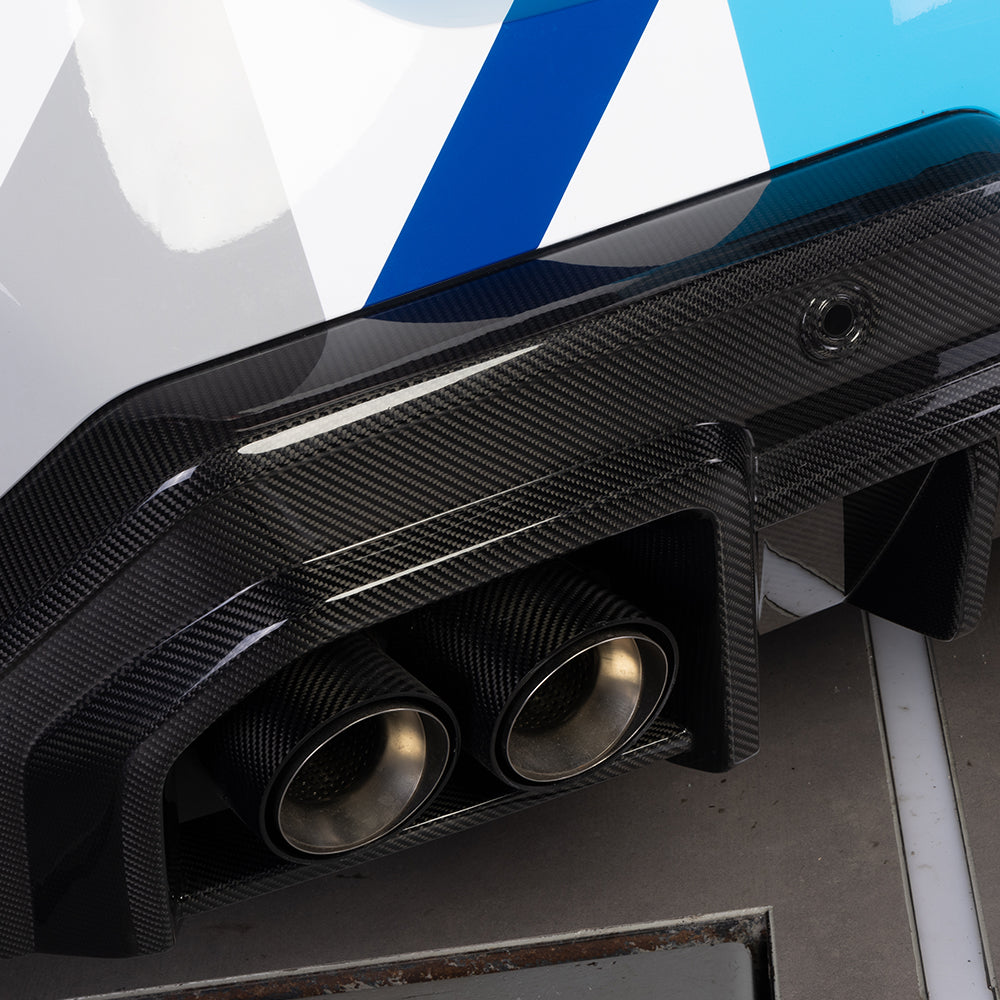 Sooqoo Pre Pregged Dry Carbon Fiber Type B Rear Diffuser for BMW M5 G90