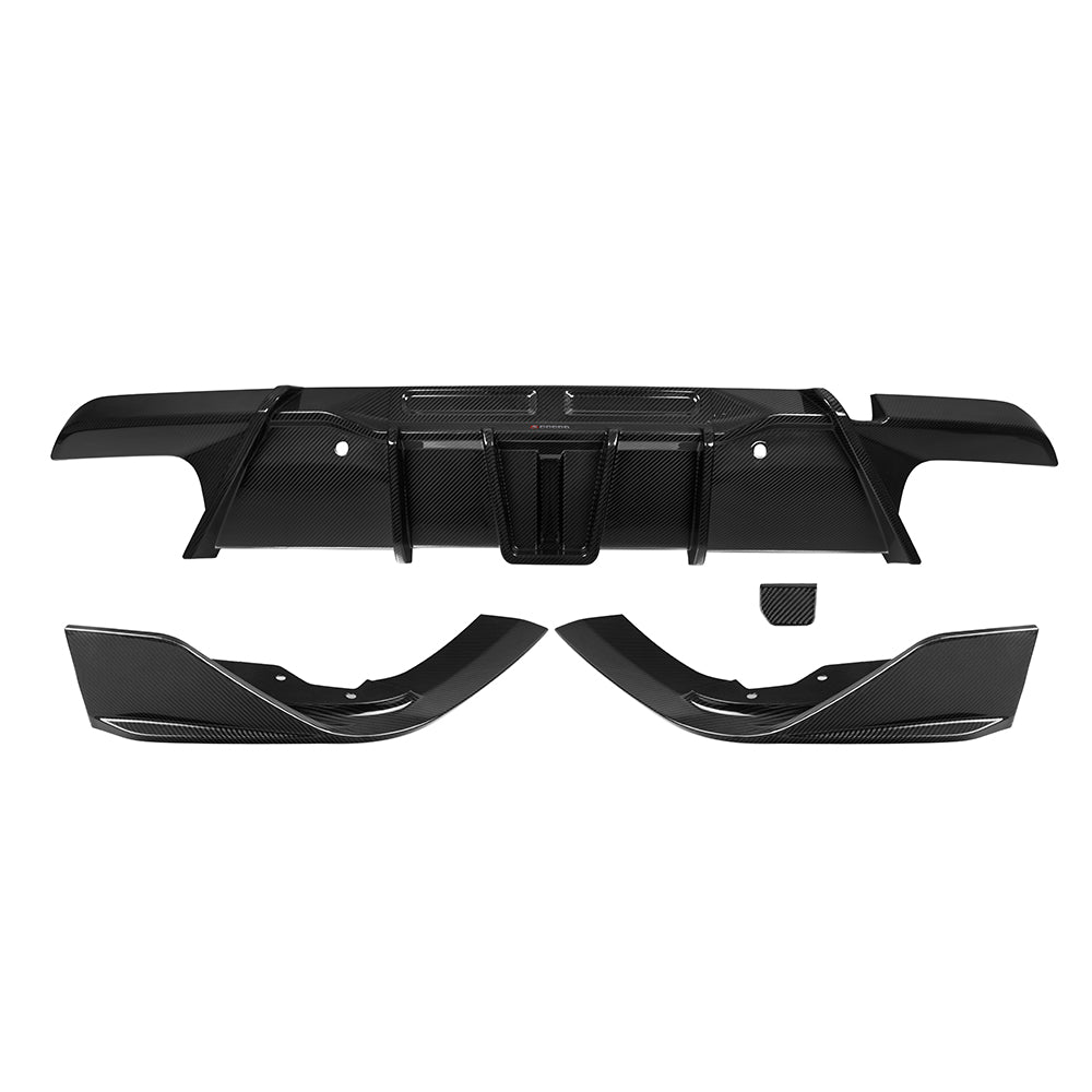 Sooqoo Pre Pregged Dry Carbon Fiber Diffuser for BMW X6M F96