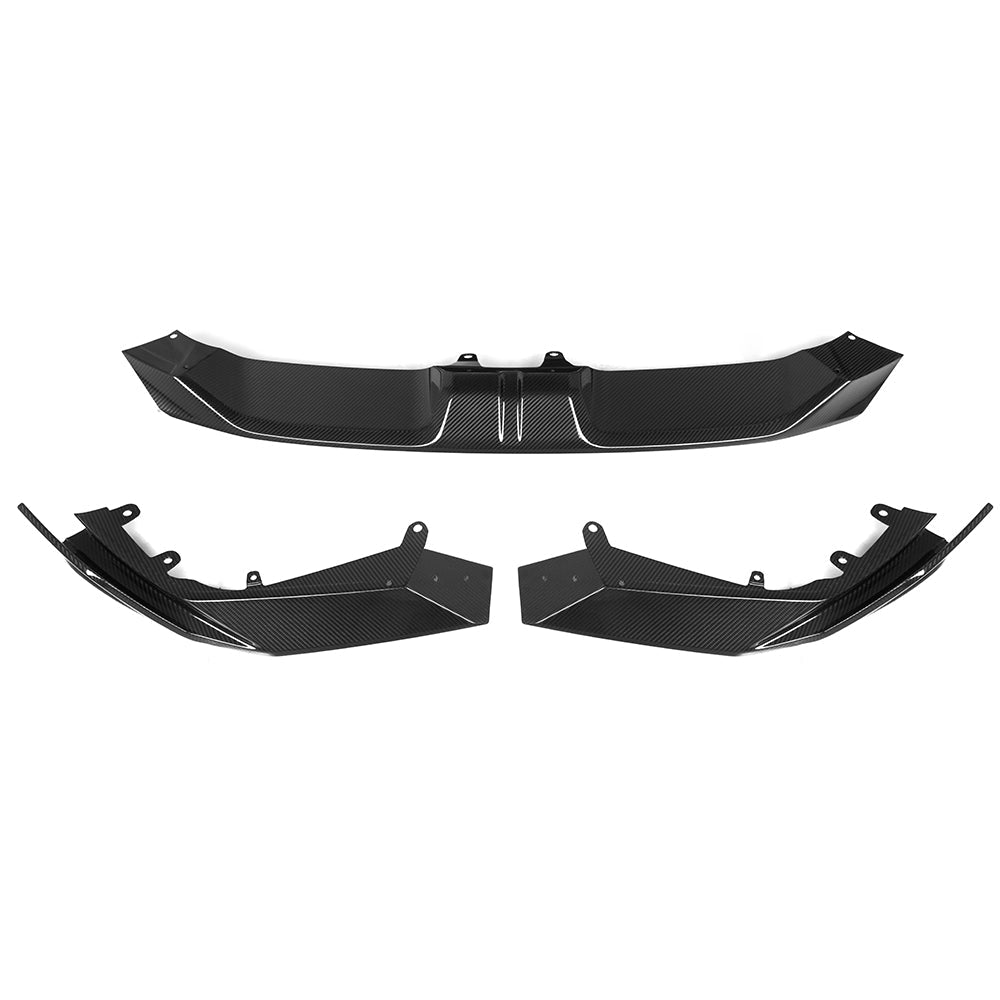 Sooqoo Pre Pregged Dry Carbon Fiber Front Lip for BMW X6M F96 LCI
