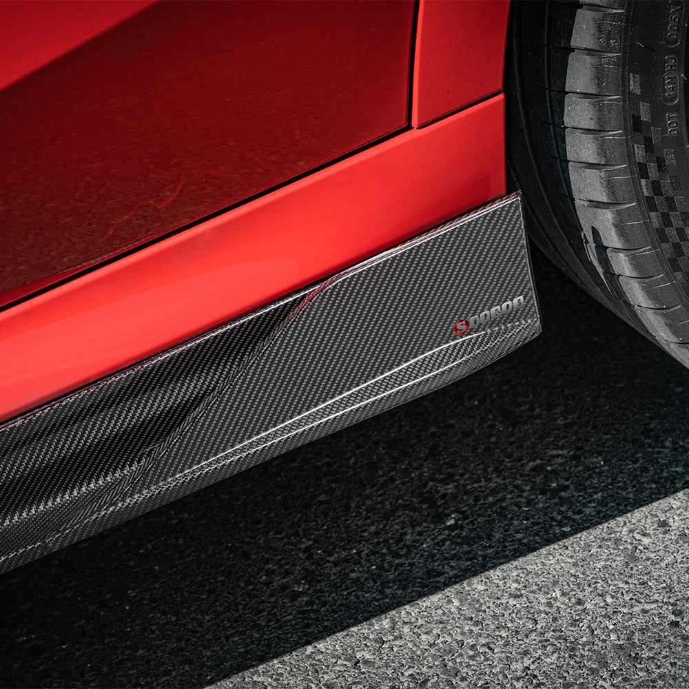 Sooqoo Pre Pregged Dry Carbon Fiber Side Skirt for BMW X6M F96