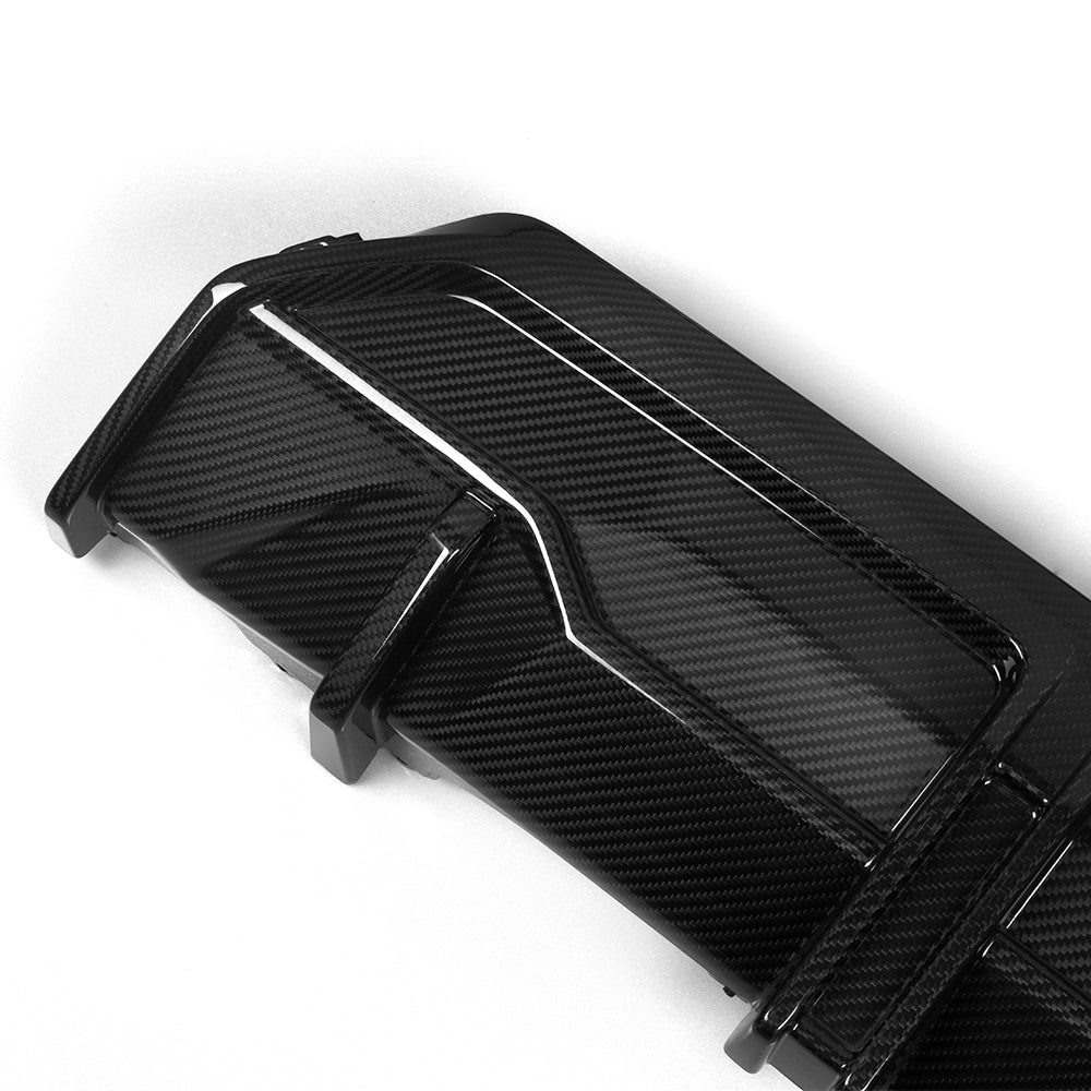 Sooqoo Pre Pregged Dry Carbon Fiber Rear Diffuser for BMW 2 Series G42 2022+