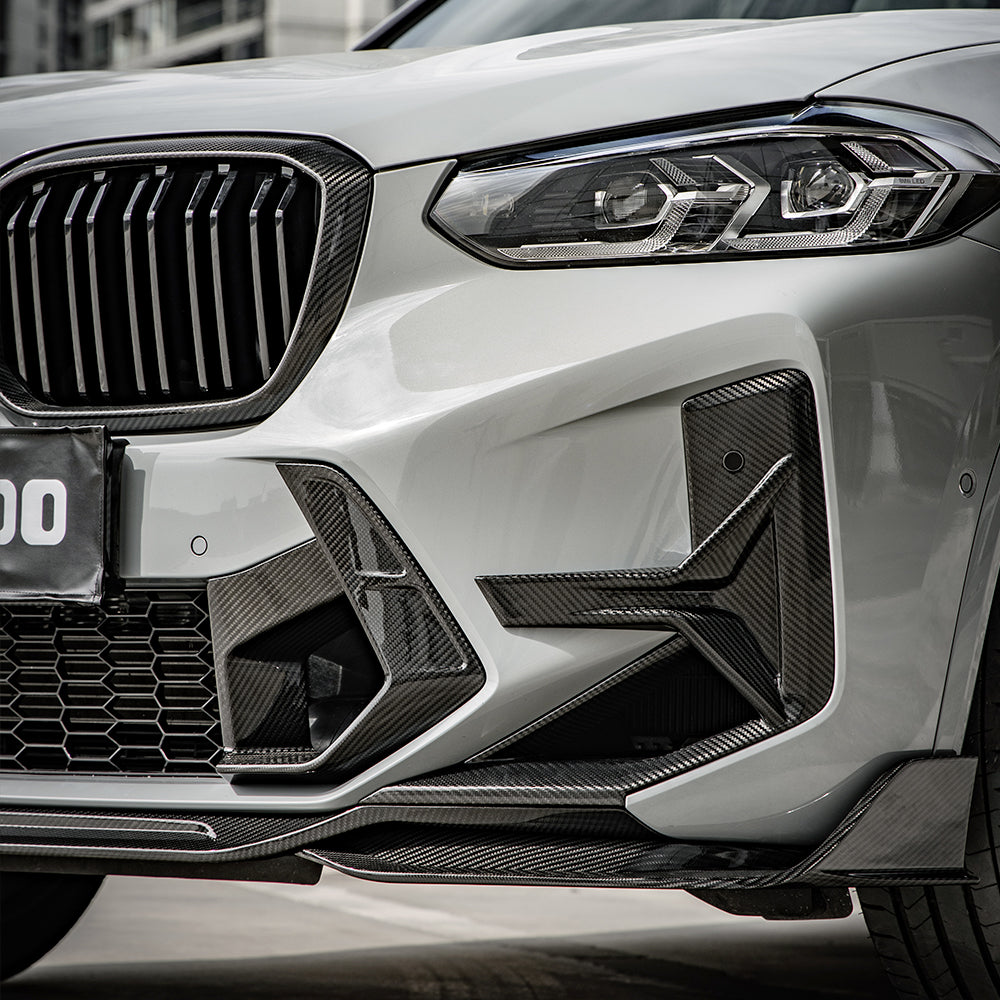 Sooqoo Pre Pregged Dry Carbon Fiber Side Vents for BMW X3M F97 LCI 2022+