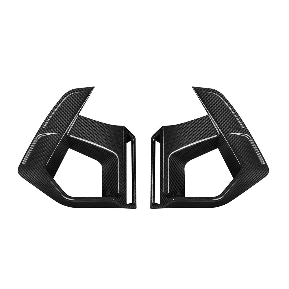 Sooqoo Pre Pregged Dry Carbon Fiber Front Ducts for BMW X3M F97 LCI 2022+