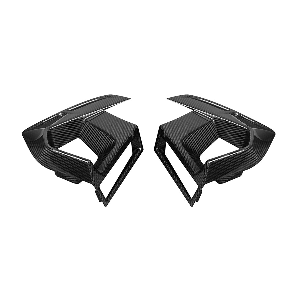 Sooqoo Pre Pregged Dry Carbon Fiber Front Ducts for BMW X3M F97 LCI 2022+